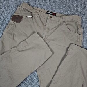 Wrangler Riggs Workwear Mens Tan Carpenter Pants 40x32 Utility Work Trousers